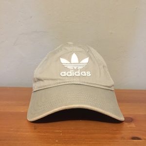 Grey Adidas Adjustable Dad-Hat